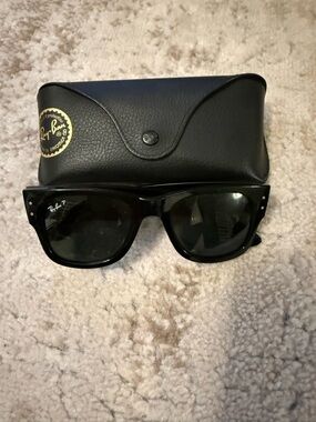 Ray-Ban Black Mega Wayfarer Sunglasses